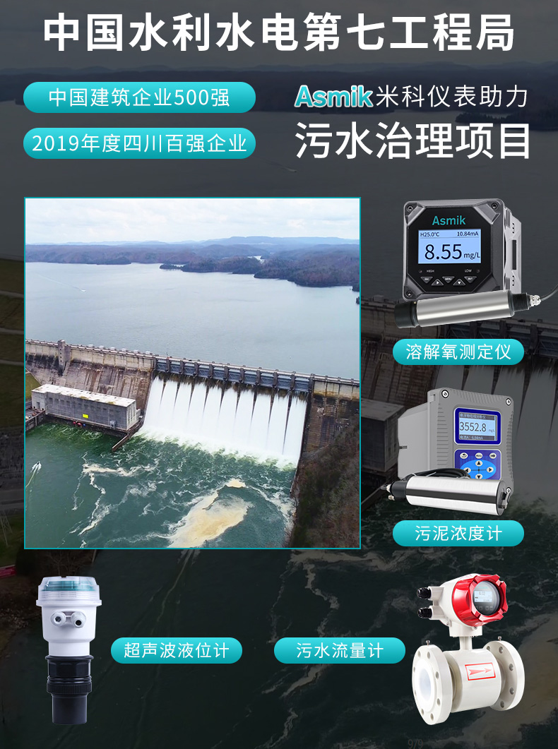 米科MIK-DO700在線溶解氧檢測儀中國水電七局案例