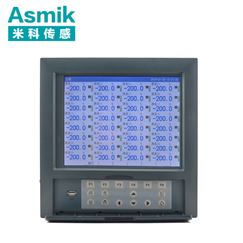 米科MIK-R8000D 1~40通道彩屏無(wú)紙記錄儀
